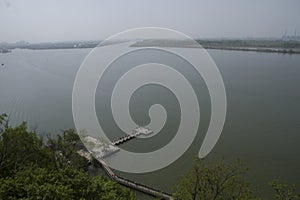 Lake, boardwalk photo