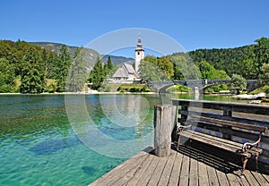 Lake Bohinj,Lulian Alps,Slovenia,