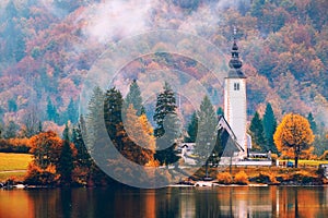 Lake Bohinj In National Park Triglav, Slovenia