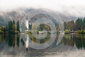 Lake Bohinj In National Park Triglav, Slovenia