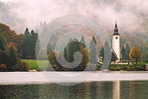 Lake Bohinj In National Park Triglav, Slovenia