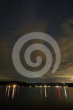 Lake Bomoseen Night Stars