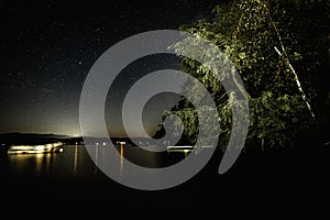 Lake Bomoseen Night Stars