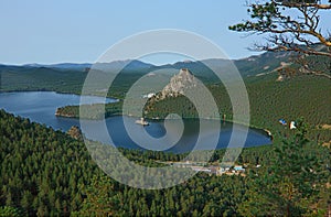 Lake Borovoe. Kazakhstan