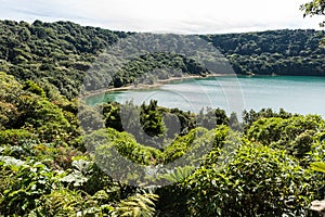 Lake Botos at vulcano Poas in Costa Rica