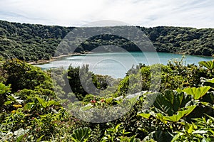 Lake Botos at vulcano Poas in Costa Rica