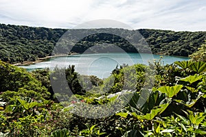 Lake Botos at vulcano Poas in Costa Rica