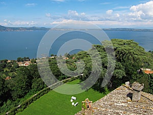 Lake Bracciano Panoramic view