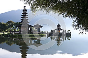 Lake bratan hindu water temple Pura Ulun Danu Bali Indonesia