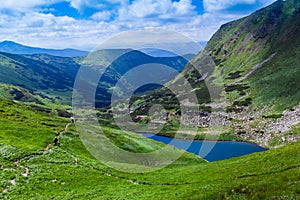 Mountain lake Brebeneskul