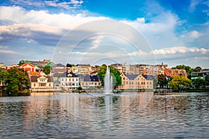 Lake Breiavatnet, Stavanger, Norway
