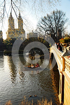 Lake and Bridge, Central Park