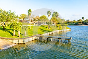 Lake at Brownsville, Texas photo