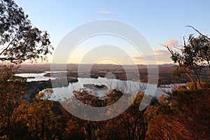 Lake Burley Griffin at sunrise
