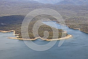 Lake Burragorang in The Blue Mountains in Australia