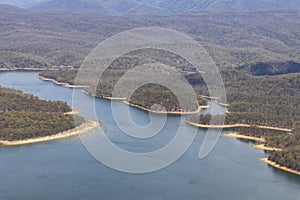 Lake Burragorang in The Blue Mountains in Australia