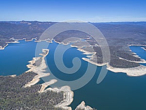 Lake Burragorang in The Blue Mountains in Australia