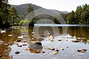 Lake in the Cairngorms National Park, Scotland