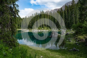 Lake Carezza, Nova Levante Italy