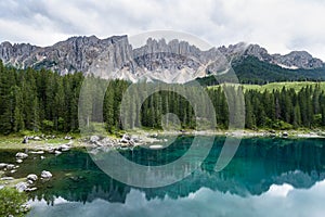 Lake Carezza, Trentino Italy