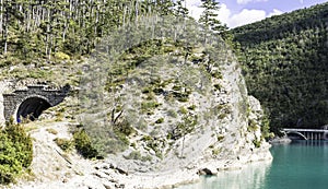 Lake Castillon in France.