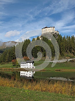 Lake And Castle Tarasp