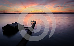 Lake Cayuga Sunrise photo