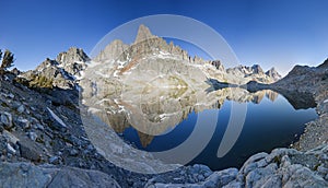 Lake Cecile Minaret Panorama