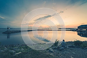 Lake Champlain in Burlington Virginia