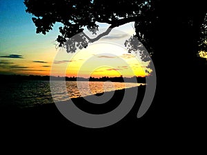 Lake champlain sunset