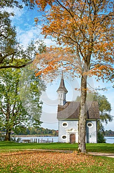 Lake Chiemsee - early autumn landscape
