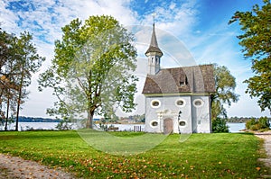 Lake Chiemsee - early autumn landscape