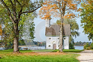 Lake Chiemsee - early autumn landscape