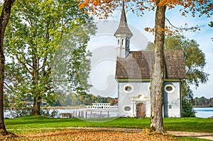 Lake Chiemsee - early autumn landscape