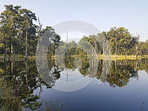 Lake in Chitwan NP