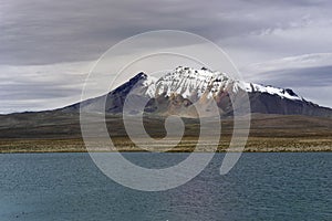 Lake Chungara . Chile