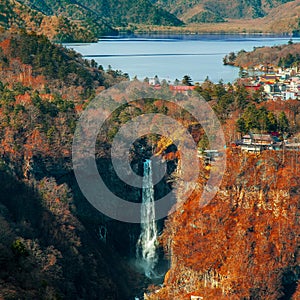 Lake Chuzenji at Nikko National Park in Toca*an photo