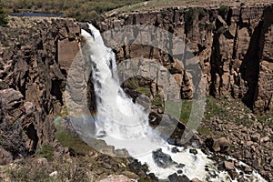 Between Lake City and Creede Colorado is North Clear Creek Falls.