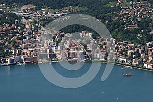 Lake and city of lugano