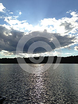 Lake and Clouds