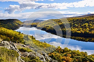 Lake of the Clouds in Porcupine Mountains Wilderness State Park, Michigan