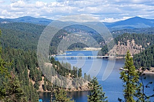 Lake Coeur d`Alene, Idaho