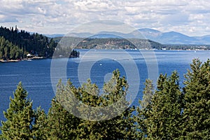 Lake Coeur d`Alene, Idaho