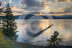 Lake Coeur d'Alene Sunset