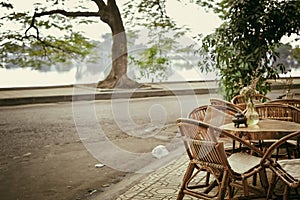 Lake, coffeeshop , vietnam, winter, beautiful, life, streetlife photo