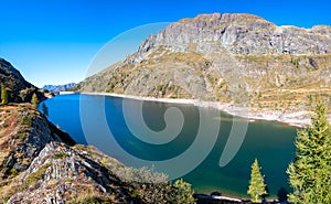 Lake Colombo in the Brembana valley Bergamo