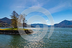 Lake Como, photographed from Dervio. photo