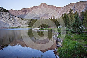 Lake Como in the Sangre De Cristo Mountains of Colorado photo