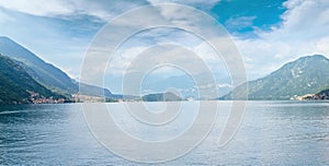 Lake Como summer panorama (Italy