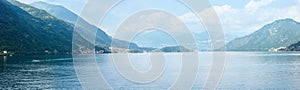 Lake Como summer panorama (Italy).
